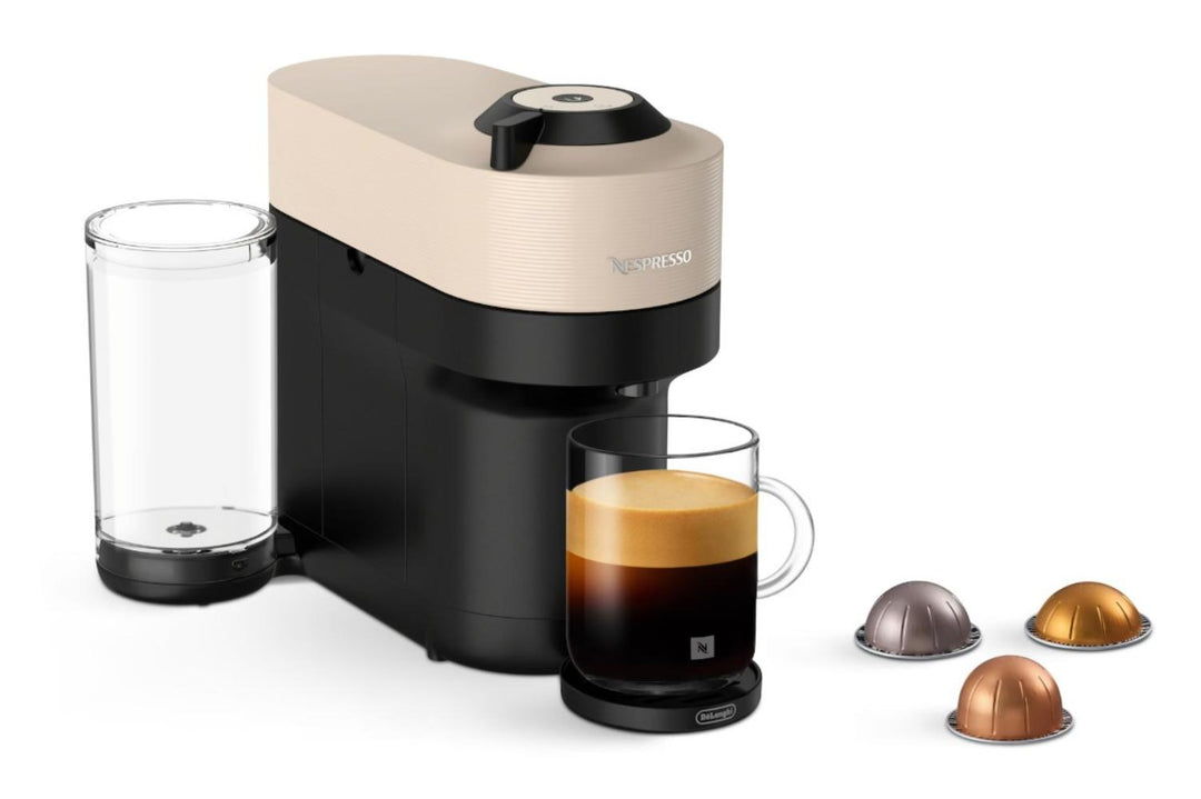 Nespresso Vertuo Pop+ Coffee and Espresso Maker by De'Longhi, Beige
