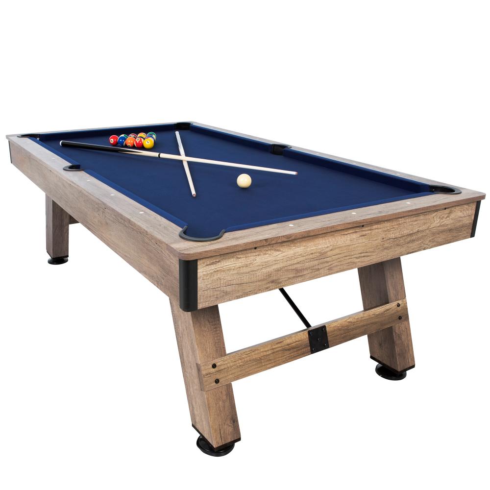 American Legend Table de billard moderne Brookdale Pool 90" au fini rustique
