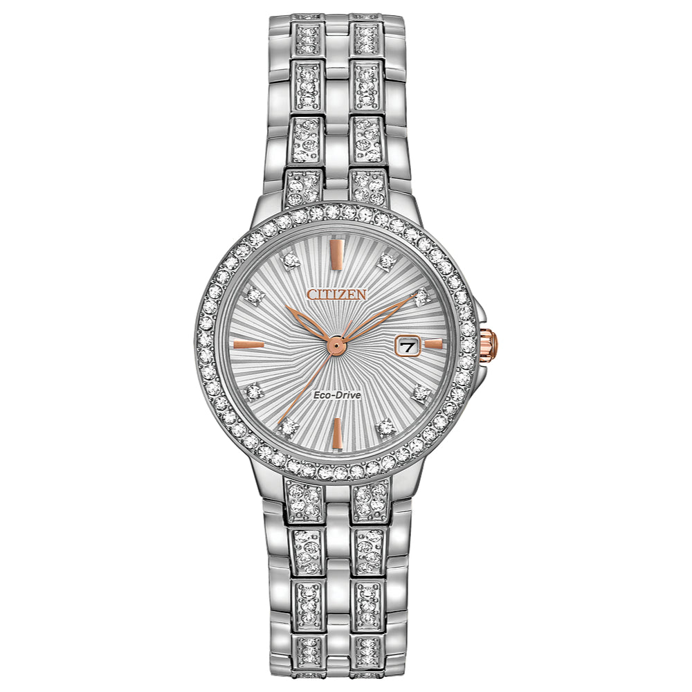 Citizen Silhouette Crystal Silver