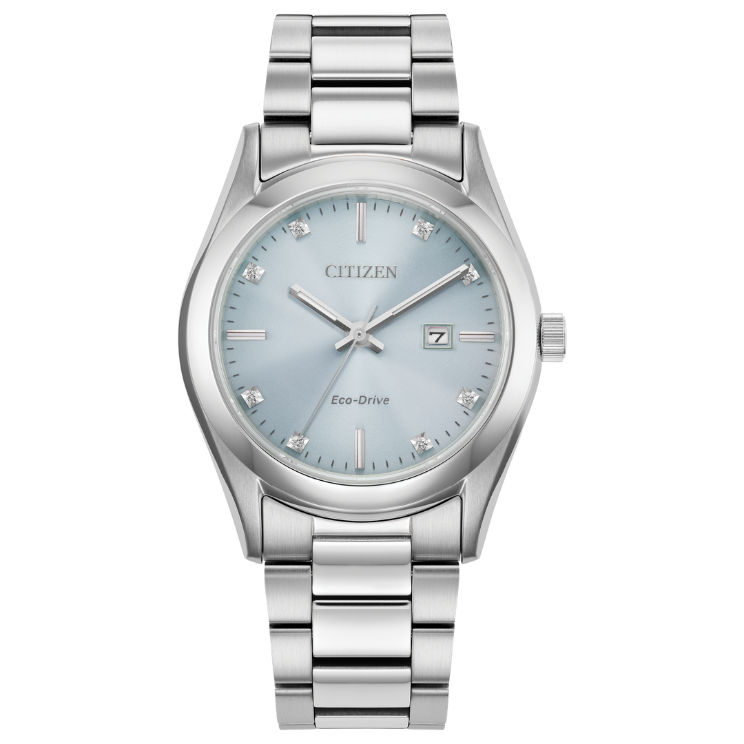 Citizen Sport Luxury Silver and Blue