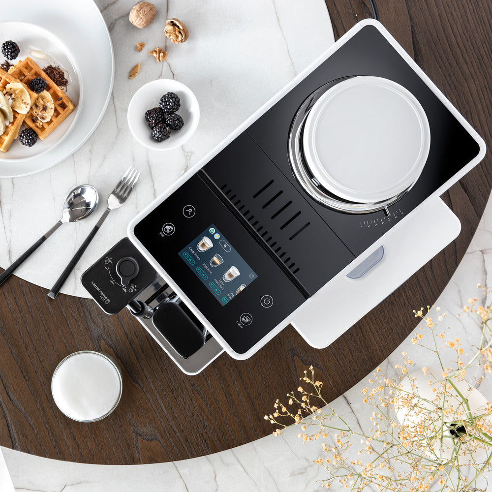 Rivelia Fully Automatic Espresso Machine Arctic White