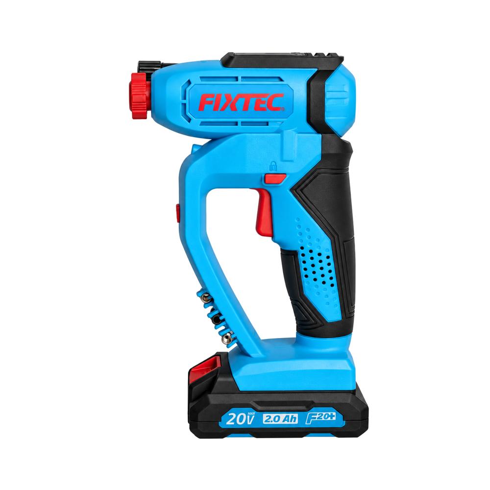 FIXTEC 20V Cordless Automatic Air Compressor / Tire Inflator, 150 PSI, 14L/min, Digital Pressure Gauge