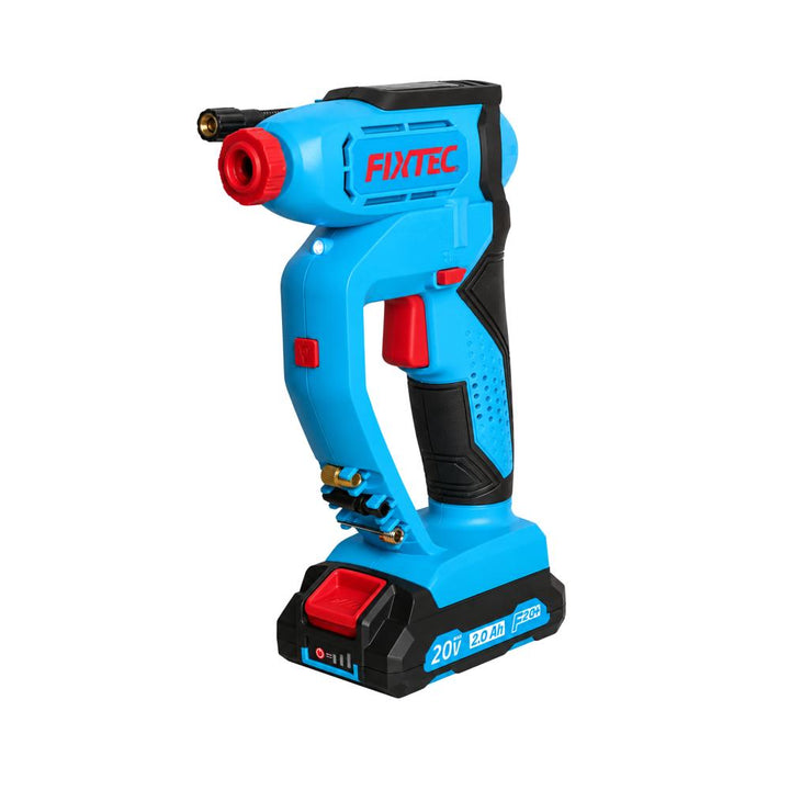 FIXTEC 20V Cordless Automatic Air Compressor / Tire Inflator, 150 PSI, 14L/min, Digital Pressure Gauge