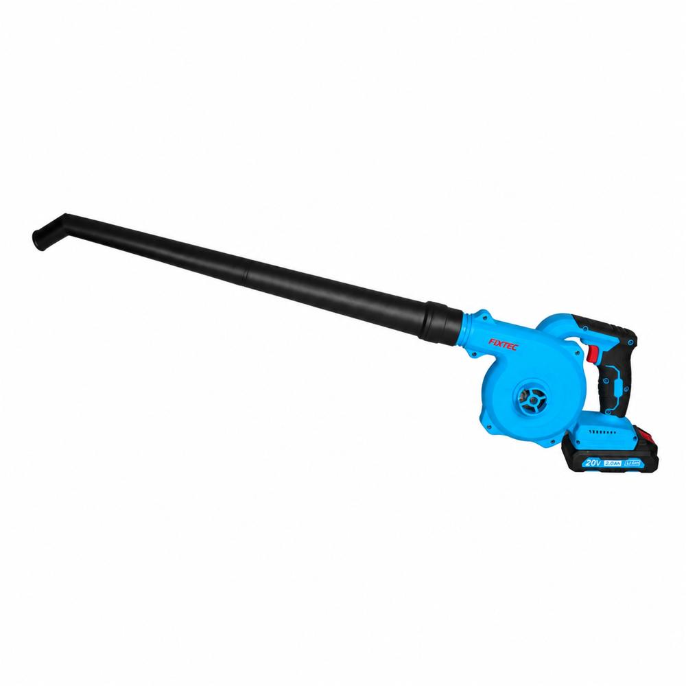 Souffleur/aspirateur sans fil 20 V avec batterie, chargeur et accessoires FIXTEC 