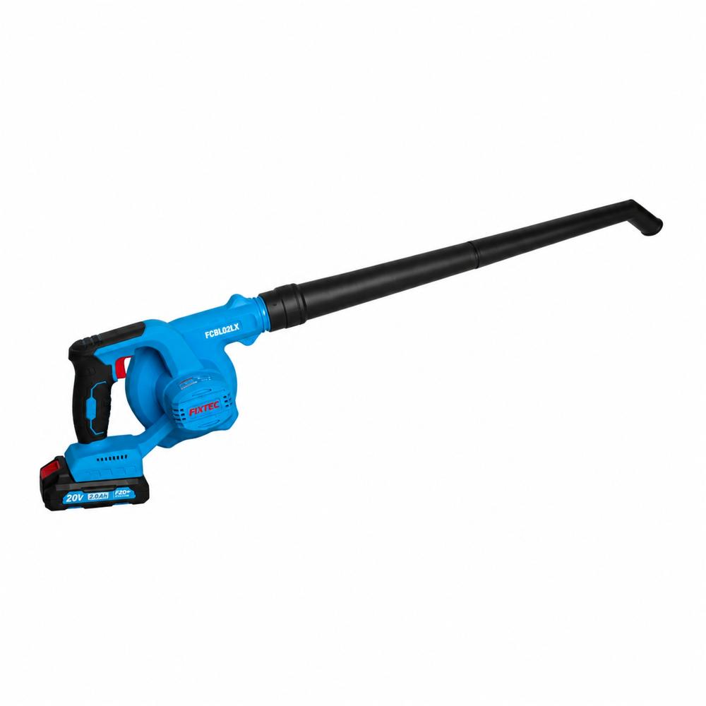 Souffleur/aspirateur sans fil 20 V avec batterie, chargeur et accessoires FIXTEC 
