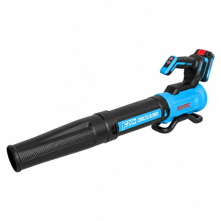 FIXTEC 20V Cordless Dual Speed Garden Blower Kit with Battery and Charger
