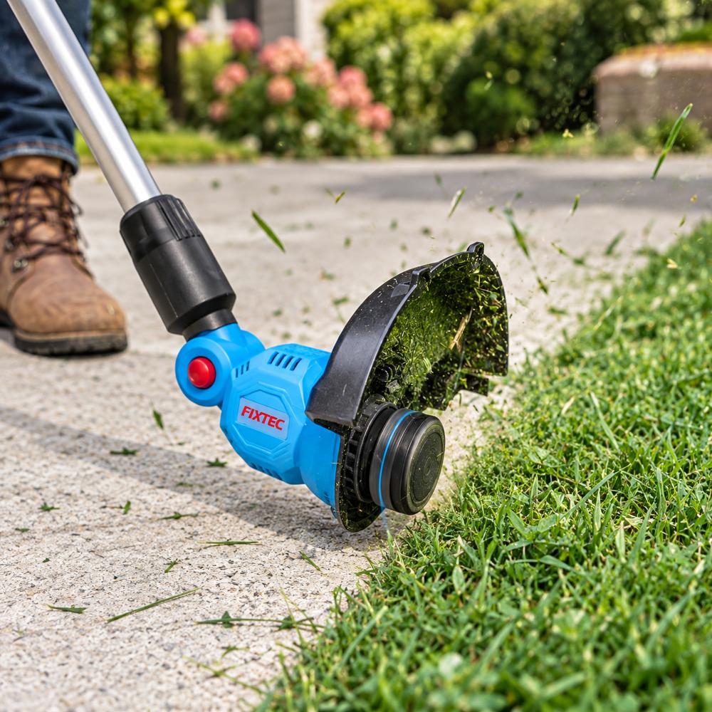 Ensemble coupe-bordures sans fil 20 V avec batterie et chargeur FIXTEC 
