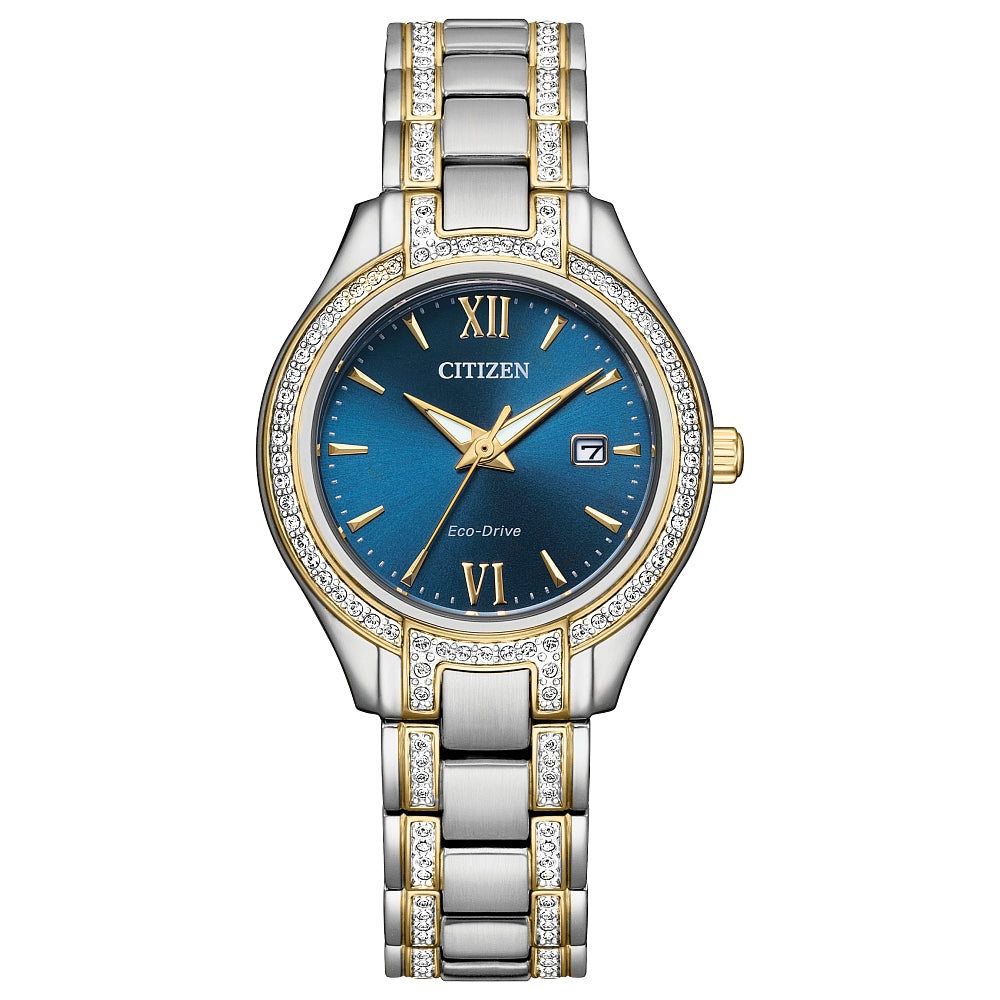 Citizen Silhouette Crystal Navy Blue