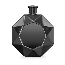 Flacon diamant de luxe Final Touch® - Chrome noir