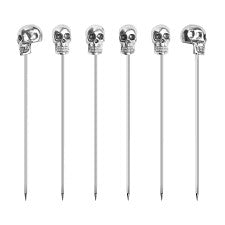 Final Touch® Brain Freeze Skull Cocktail Picks
