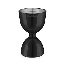 Final Touch® Black Chrome Double Jigger