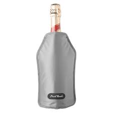 Final Touch Wine Bottle Sleeve Chiller - Grey