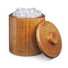 Seau à glace en bois massif Final Touch® 1,25 pinte - 40 oz