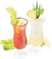 Final Touch® Hurricane Cocktail Glass Set - Set of 2