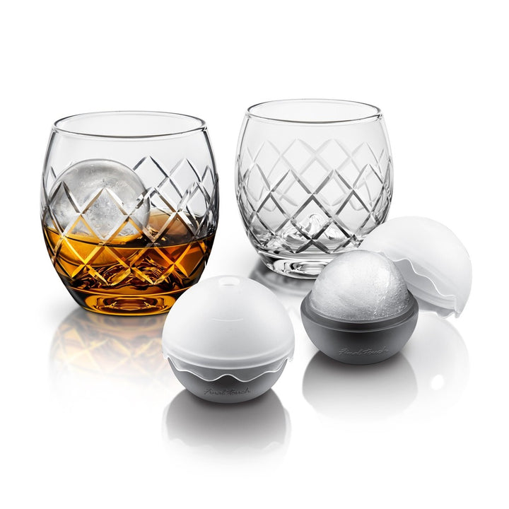 Final Touch® Hand-Cut On The Rock Glass 5 Piece Set
