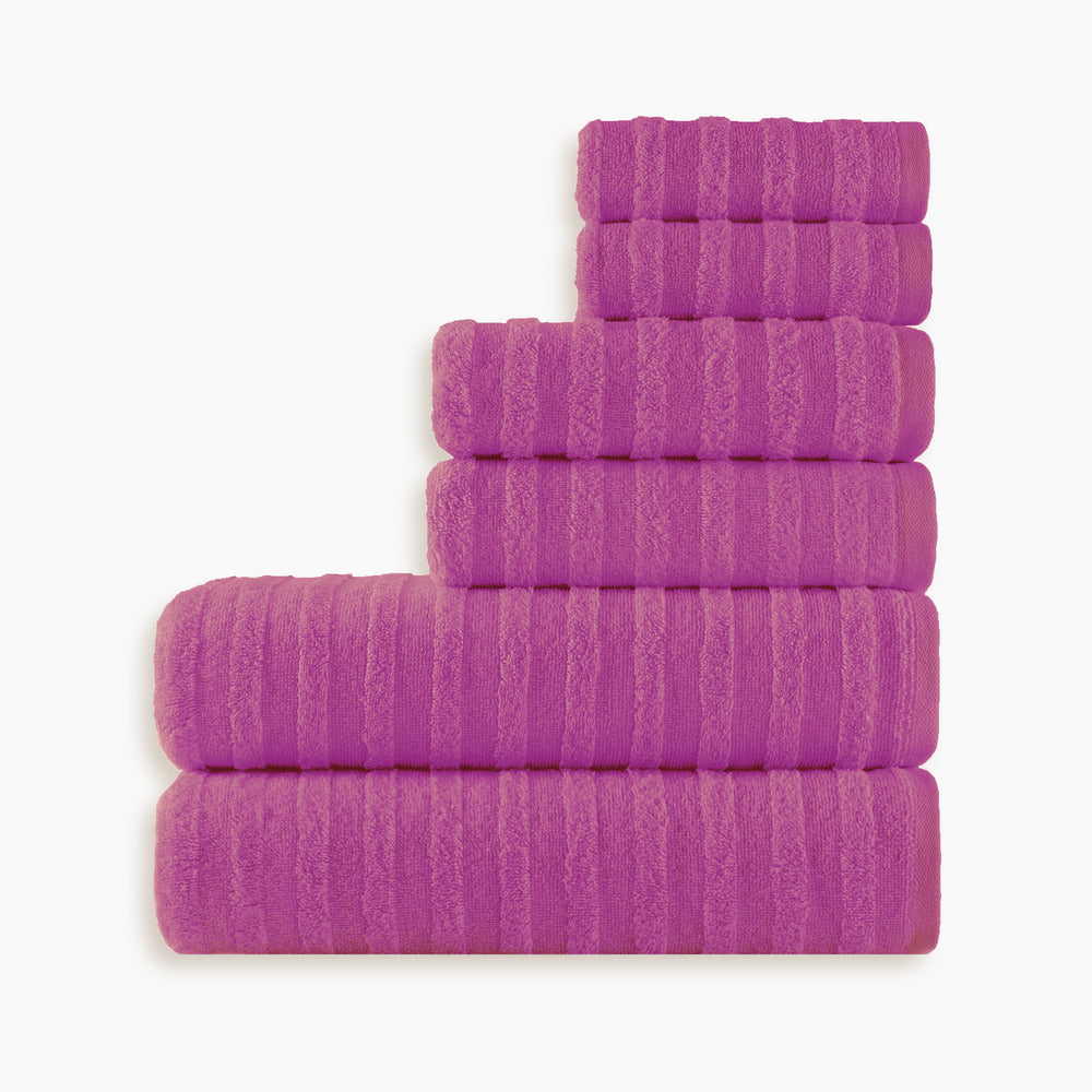 Talesma Hawaii Set of 6 Towels - Fuchsia