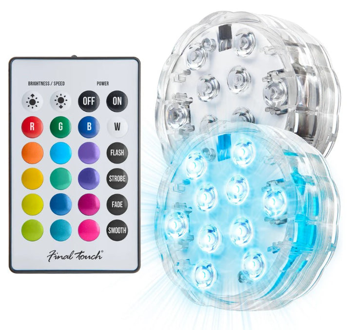 Final Touch Ice Bucket & Cooler LED Lights, Set of 2