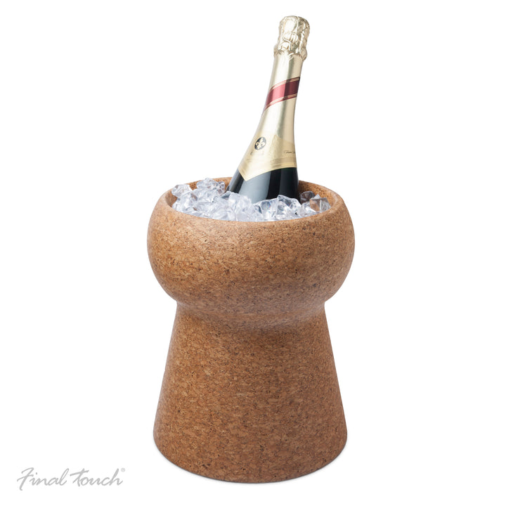 Final Touch® Champagne & Wine Cork Beverage Bin