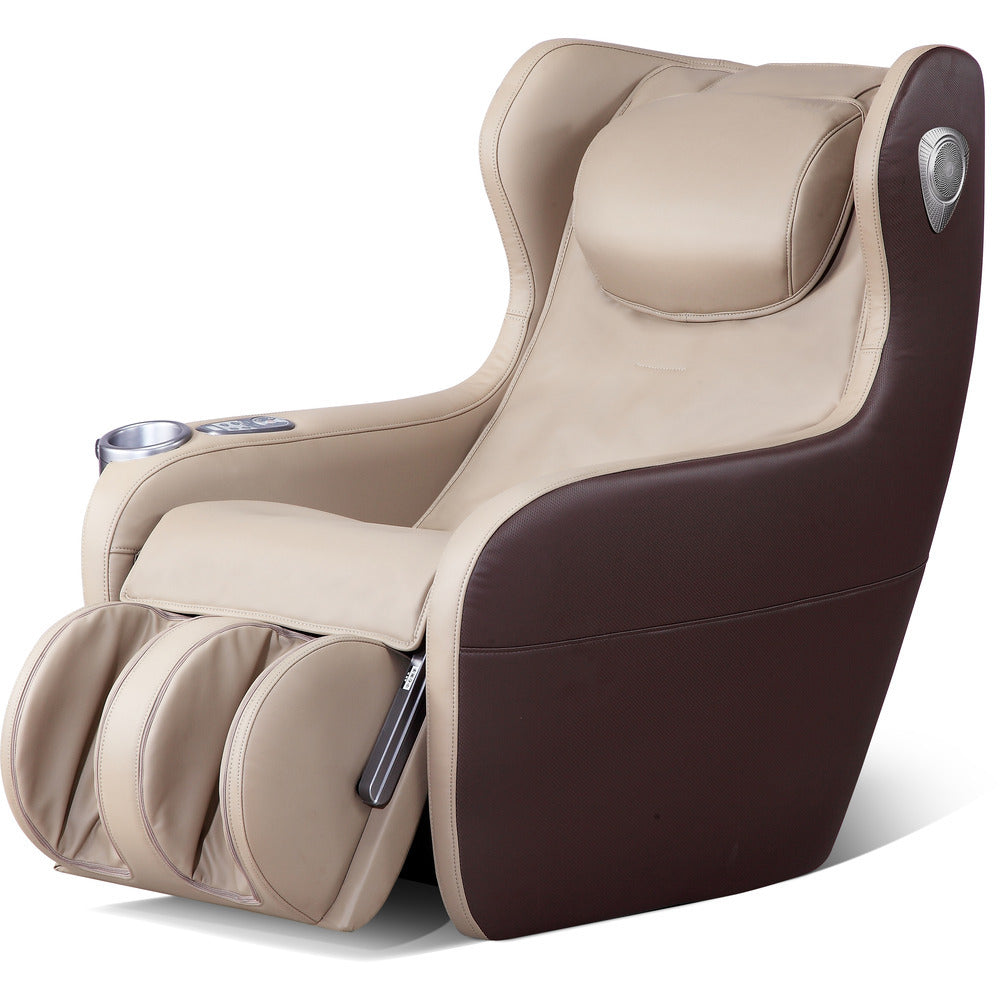 Fauteuil de massage iComfort - Avec repose-pieds réversible et 3 modes de massage - Beige