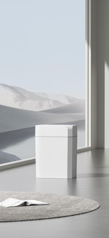 Elpheco PureSense-F – 2 pièces (9 L et 15 L) ensemble de poubelles à capteur 