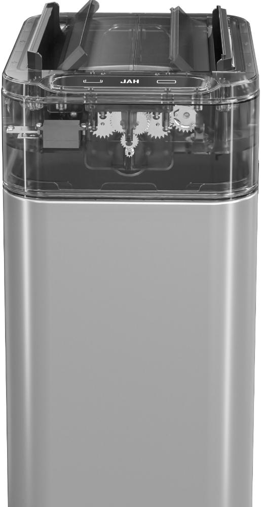 Elpheco TwinLid (petit format) poubelle à capteur en acier inoxydable 9.5L