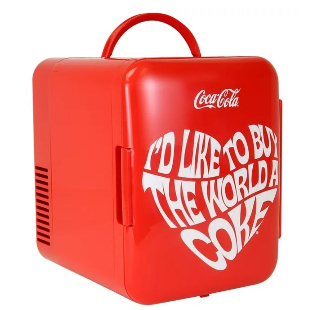 Koolatron Coca-Cola® World 1971 Series Mini Fridge 6 Can Cooler/Warmer