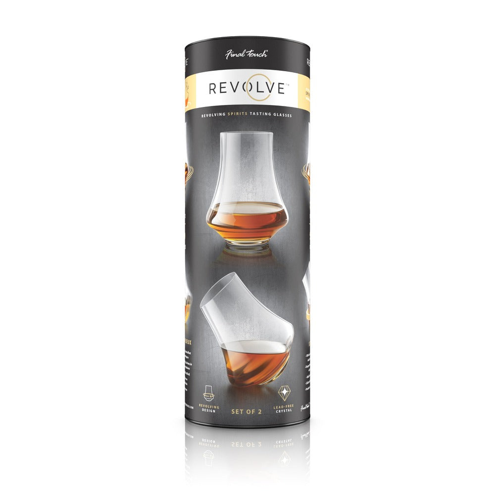 Verre à dégustation Final Touch® Revolve Spirits – Lot de 2 - 2 oz (60 ml)