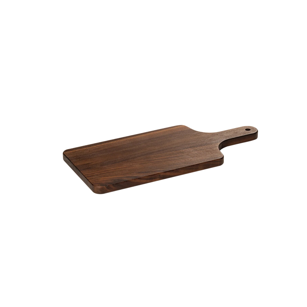 Chop Chop Reversible Serving Board With Handle (18'') - Walnut