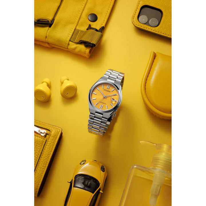 Citizen Automatic - Collection TSUYOSA - Cadran Jaune Sunray