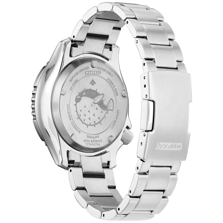 Montre de plongée automatique Citizen PROMASTER « FUGU » Calibre 8205 - Bracelet en acier inoxydable