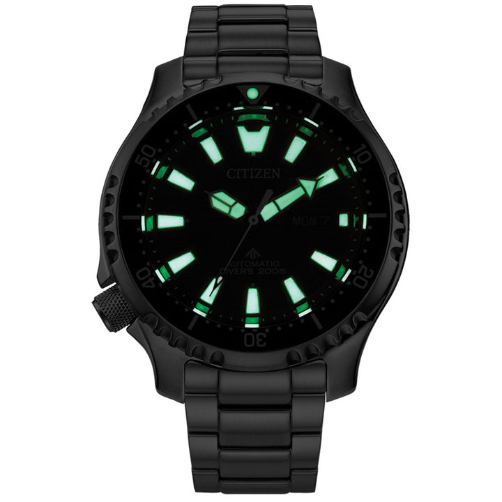 Montre de plongée automatique Citizen PROMASTER « FUGU » Calibre 8205 - Bracelet en acier inoxydable