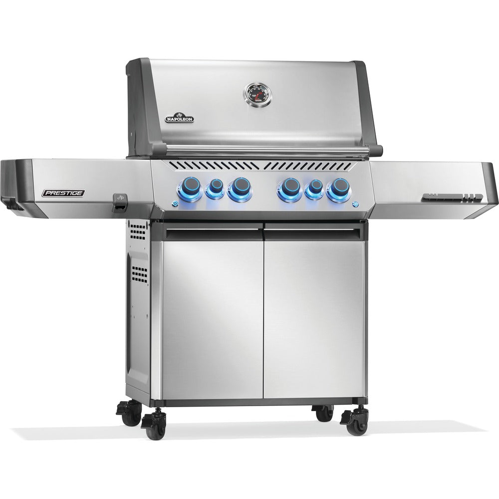 Napoleon Prestige® 500 Propane Gas Grill with Infrared Side and Rear Burner - Stainless Steel