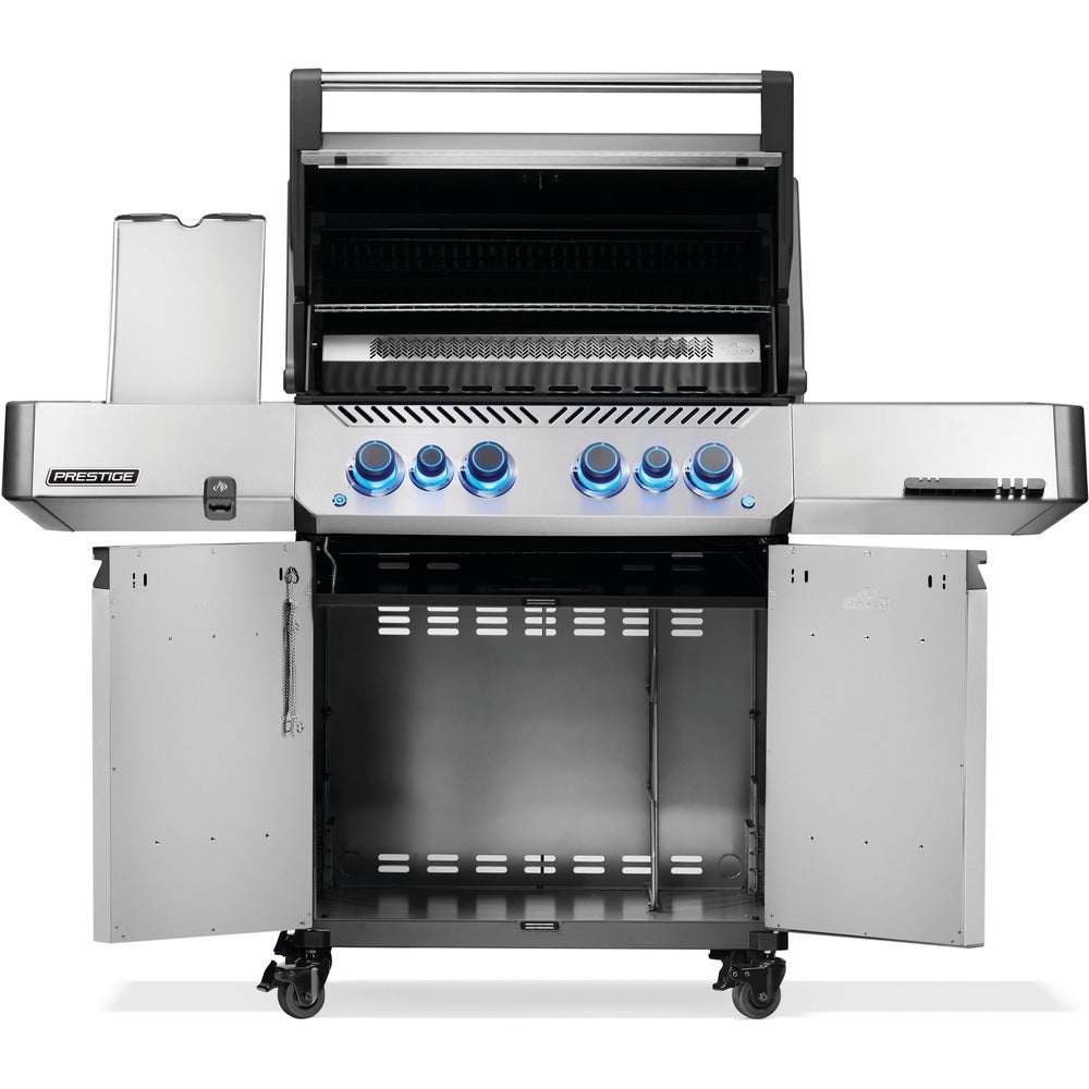 Napoleon Prestige® 500 Propane Gas Grill with Infrared Side and Rear Burner - Stainless Steel
