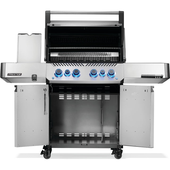 Napoleon Prestige® 500 Propane Gas Grill with Infrared Side and Rear Burner - Stainless Steel