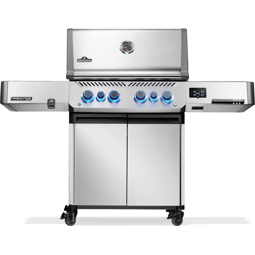 Napoleon Prestige® 500 Connected - Natural Gas Grill with Infrared Side and Rear Burner - Stainless Steel