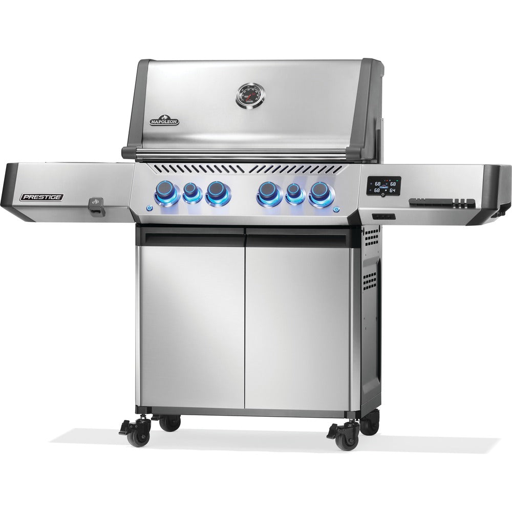 Napoleon Prestige® 500 Connected - Natural Gas Grill with Infrared Side and Rear Burner - Stainless Steel