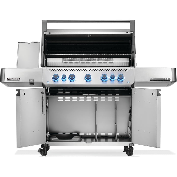 Napoleon Prestige® 665 Propane Gas Grill with Infrared Side and Rear Burner - Stainless Steel