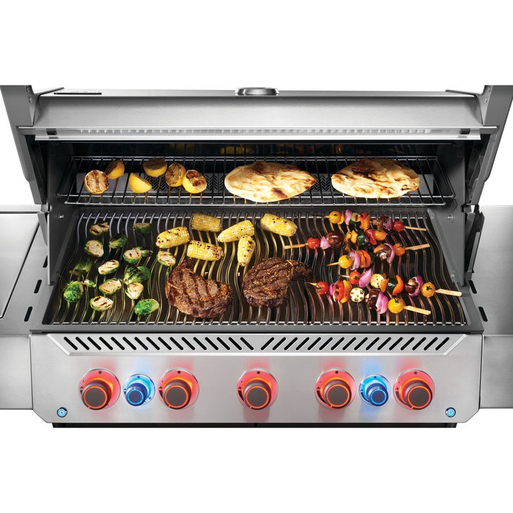 Napoleon Prestige® 665 Propane Gas Grill with Infrared Side and Rear Burner - Stainless Steel