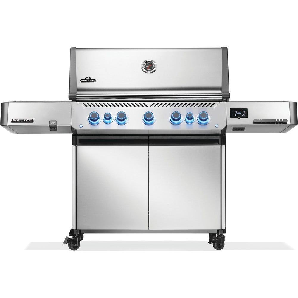 Napoleon Prestige® 665 Connected - Propane Gas Grill with Infrared Side and Rear Burner - Stainless Steel