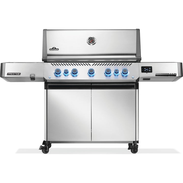 Napoleon Prestige® 665 Connected - Propane Gas Grill with Infrared Side and Rear Burner - Stainless Steel