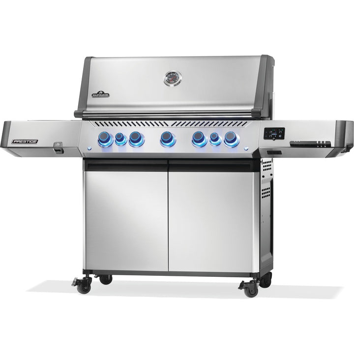 Napoleon Prestige® 665 Connected - Propane Gas Grill with Infrared Side and Rear Burner - Stainless Steel