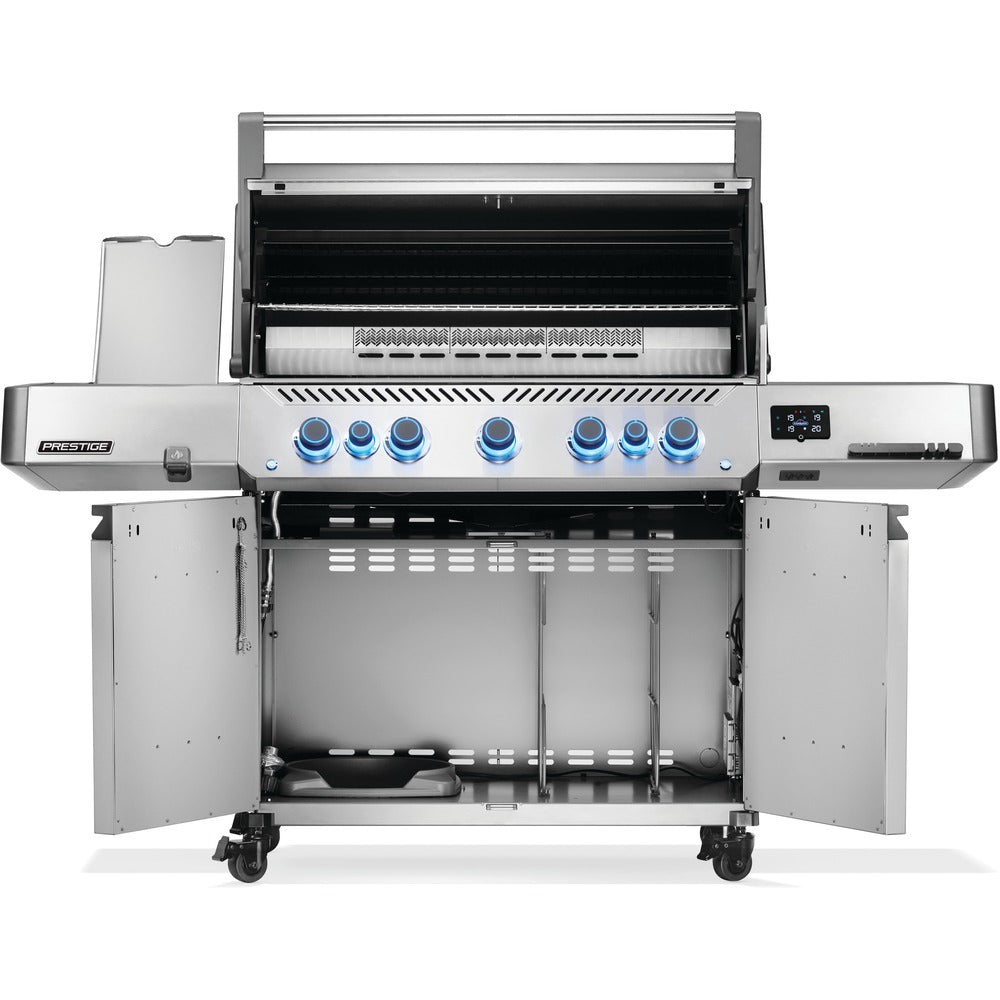 Napoleon Prestige® 665 Connected - Propane Gas Grill with Infrared Side and Rear Burner - Stainless Steel