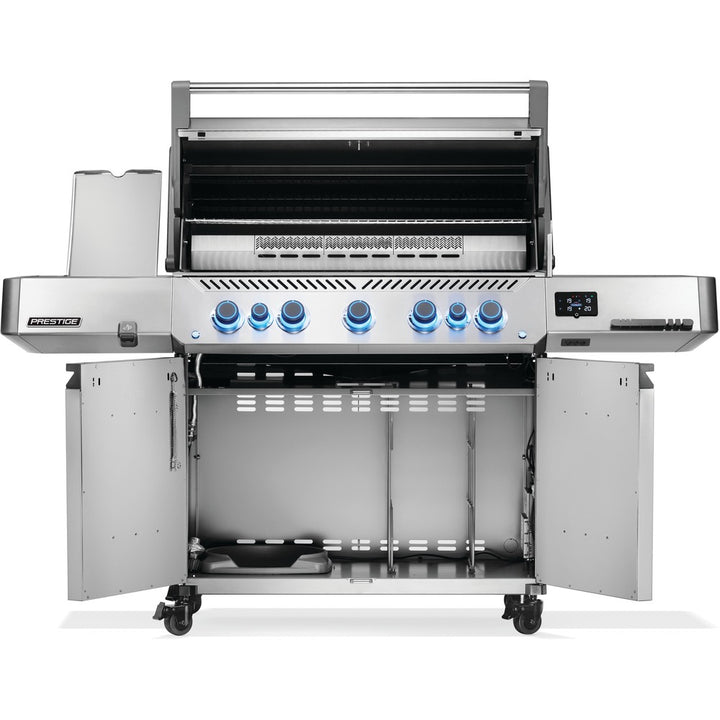 Napoleon Prestige® 665 Connected - Propane Gas Grill with Infrared Side and Rear Burner - Stainless Steel