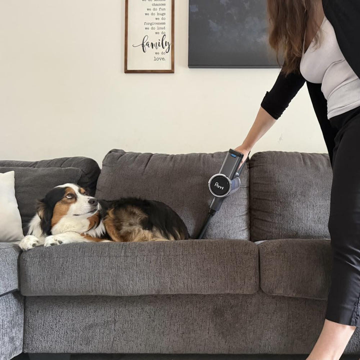 Panni S1 MAX 4-in-1 Cordless Stick Vacuum with Brushless Motor and 2 Batteries - Red