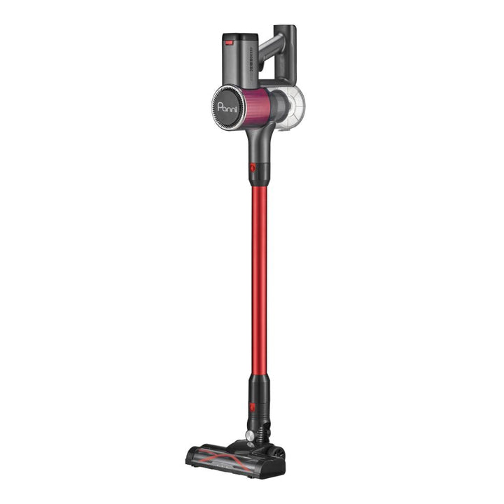 Panni S1 MAX 4-in-1 Cordless Stick Vacuum with Brushless Motor and 2 Batteries - Red