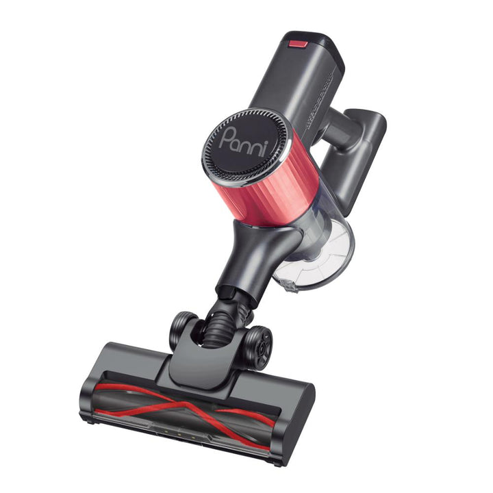 Panni S1 MAX 4-in-1 Cordless Stick Vacuum with Brushless Motor and 2 Batteries - Red