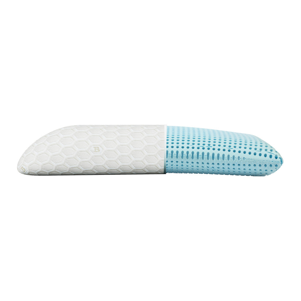 Oreiller en mousse à mémoire de forme Bianca - Cool Dream - Queen Size avec profil moyen