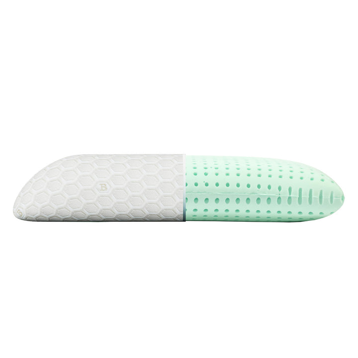 Oreiller en mousse à mémoire de forme Bianca - Serenita - Queen Size avec un profil haut