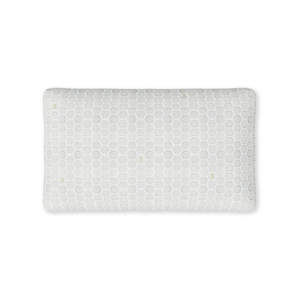 Oreiller en mousse à mémoire de forme Bianca - Therapia - Queen Size avec un profil bas