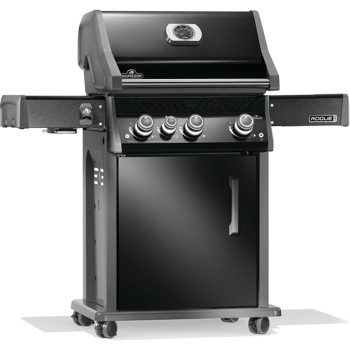 Napoleon Rogue® PRO 425 Natural Gas Grill with Infrared Side Burner - Black